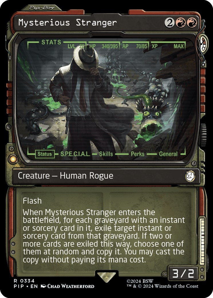 Image for Mysterious Stranger (Showcase) (334) [Universes Beyond: Fallout] - Magic: The Gathering