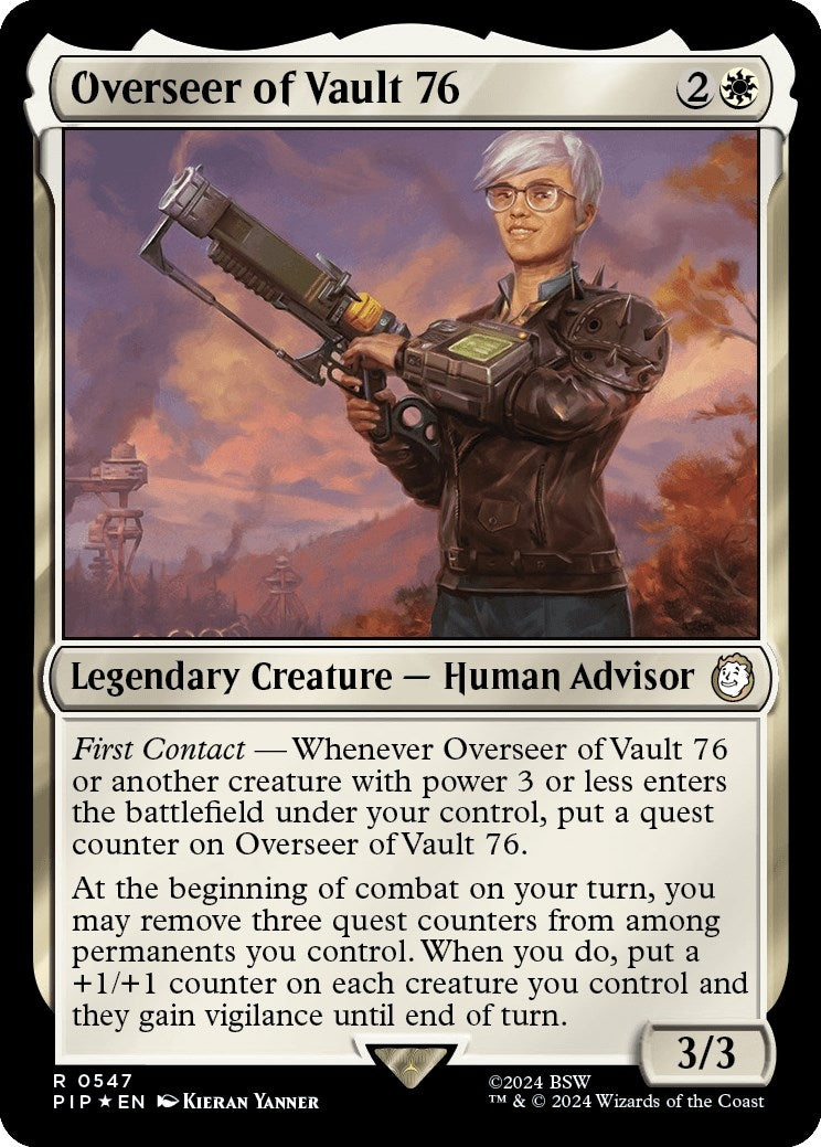 Image for Overseer of Vault 76 (Surge Foil) (547) [Universes Beyond: Fallout] - Magic: The Gathering