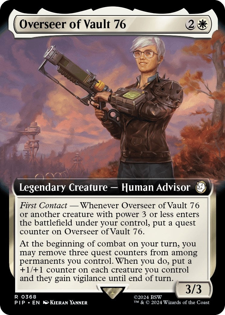 Image for Overseer of Vault 76 (Extended Art) (368) [Universes Beyond: Fallout] - Magic: The Gathering