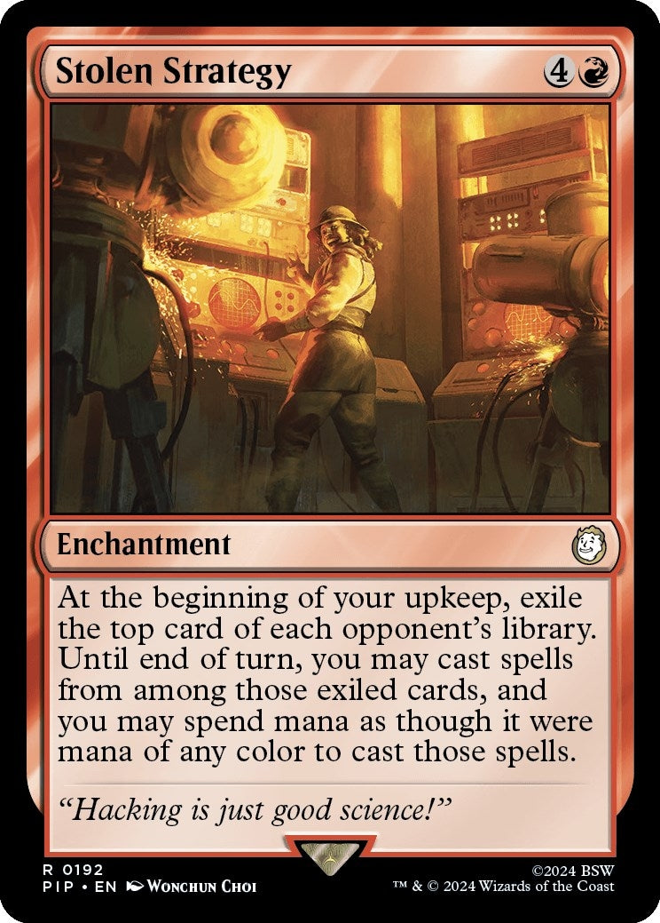 Image for Stolen Strategy (192) [Universes Beyond: Fallout] - Magic: The Gathering