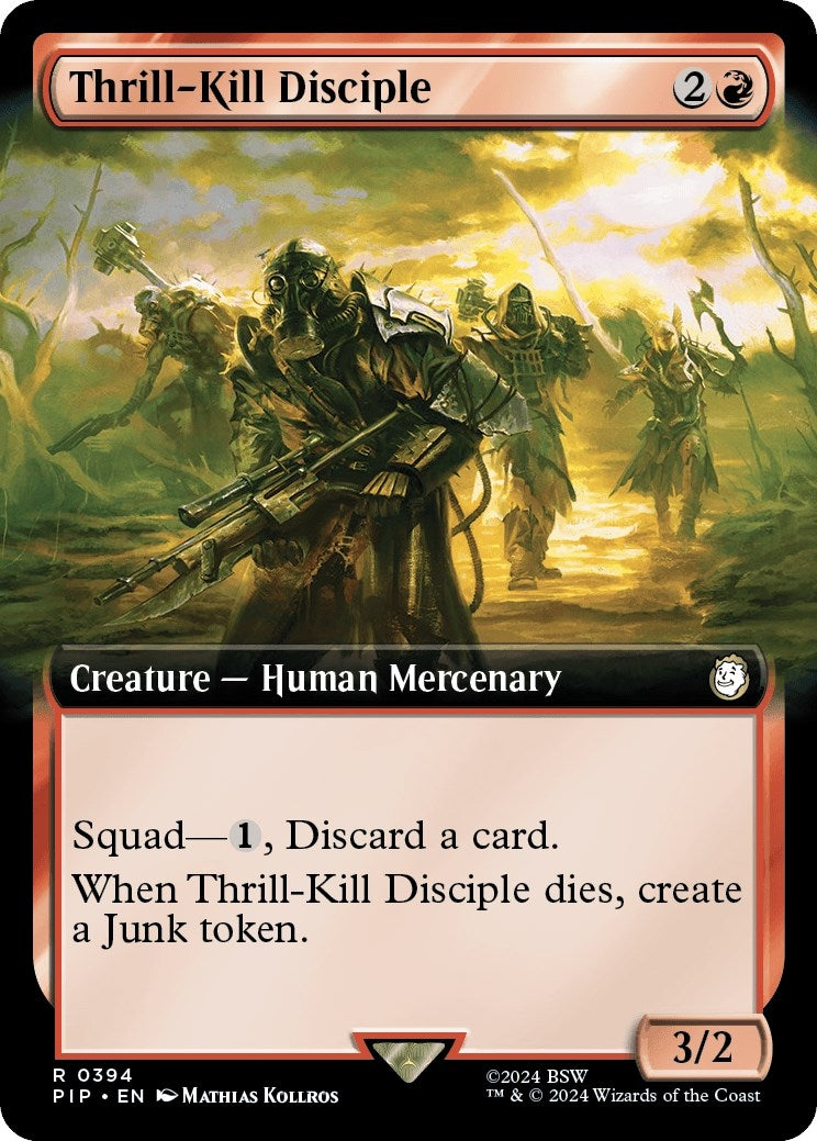 Image for Thrill-Kill Disciple (Extended Art) (394) [Universes Beyond: Fallout] - Magic: The Gathering