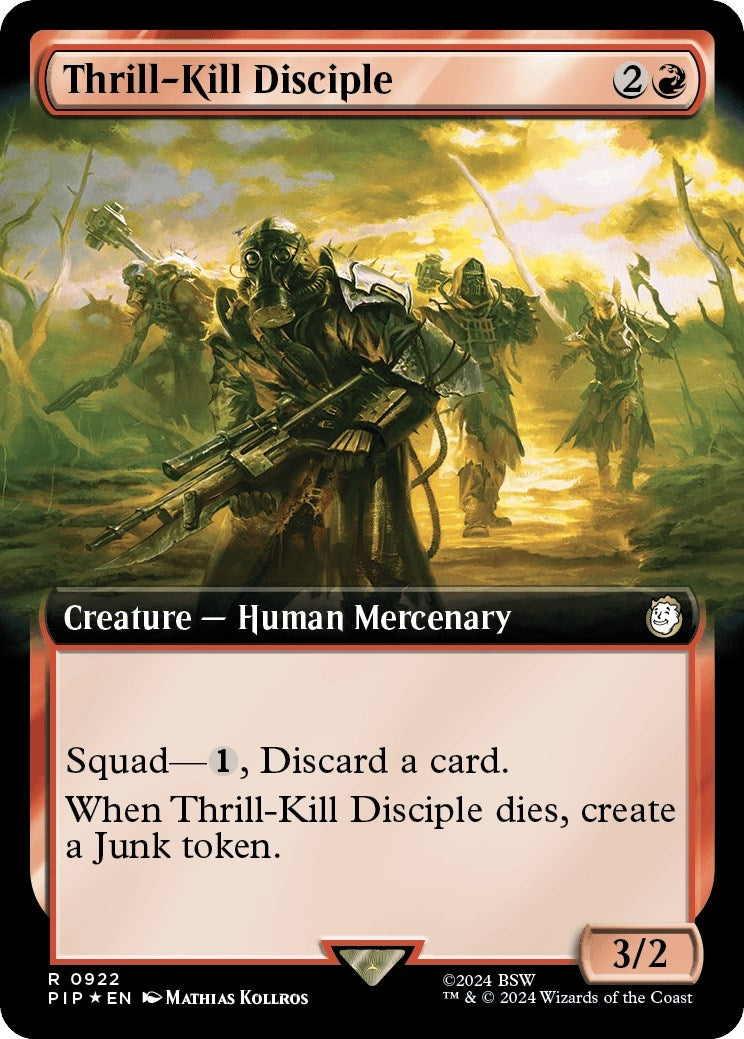 Image for Thrill-Kill Disciple (Extended Art) (Surge Foil) (922) [Universes Beyond: Fallout] - Magic: The Gathering