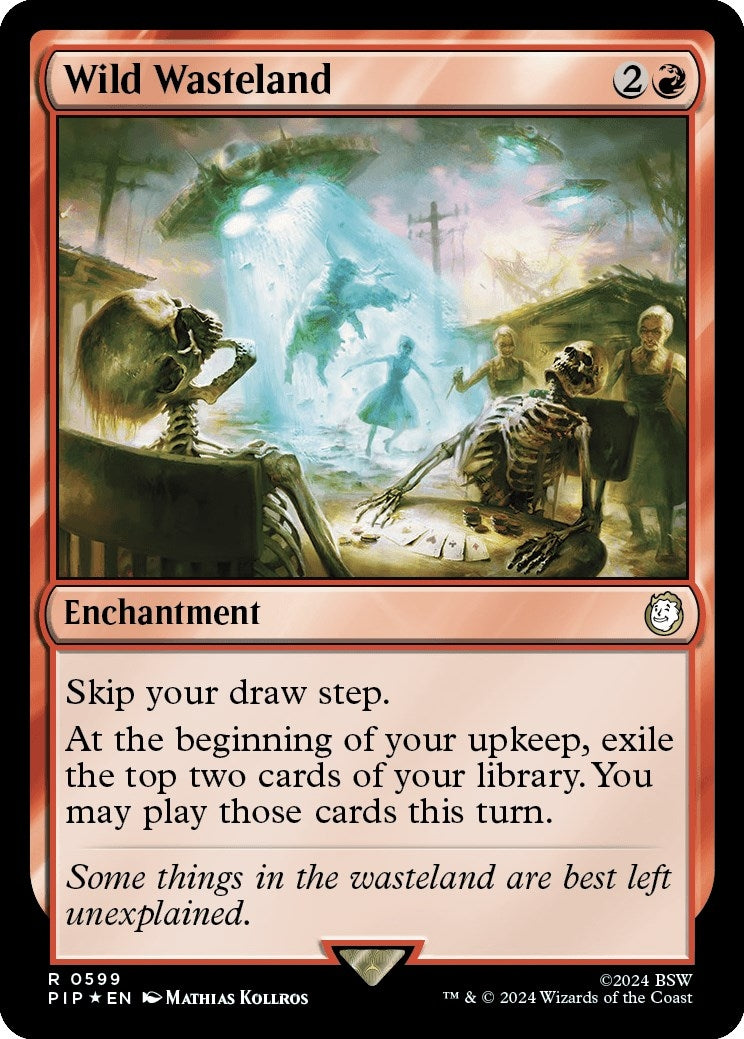 Image for Wild Wasteland (Surge Foil) (599) [Universes Beyond: Fallout] - Magic: The Gathering