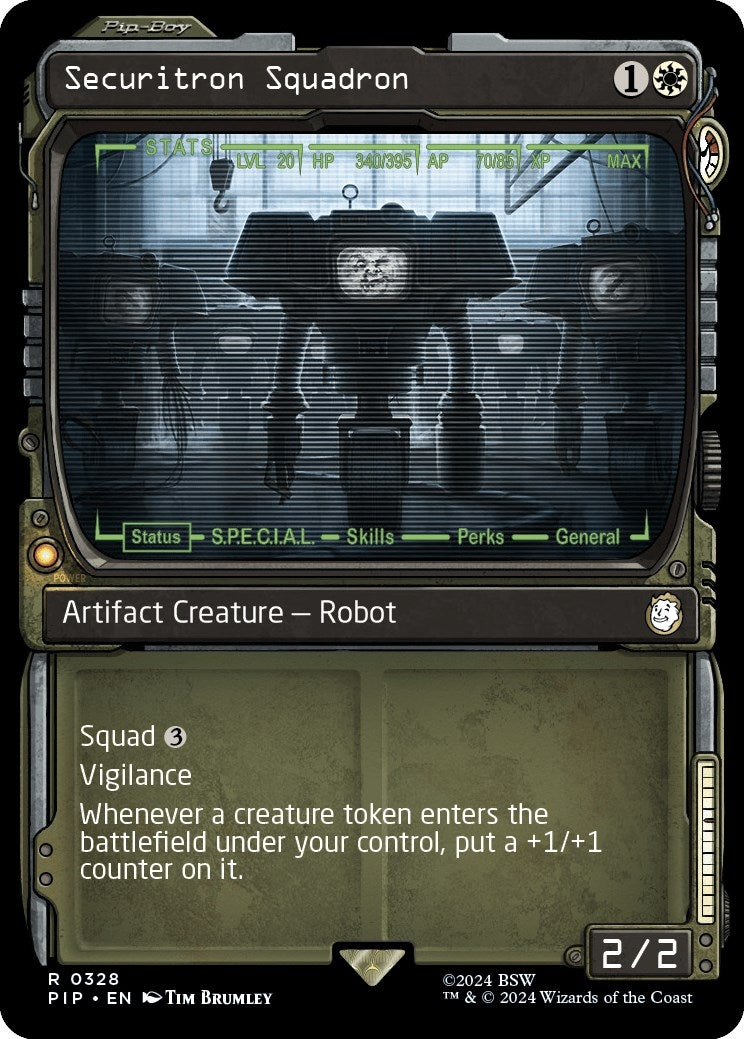 Image for Securitron Squadron (Showcase) (328) [Universes Beyond: Fallout] - Magic: The Gathering