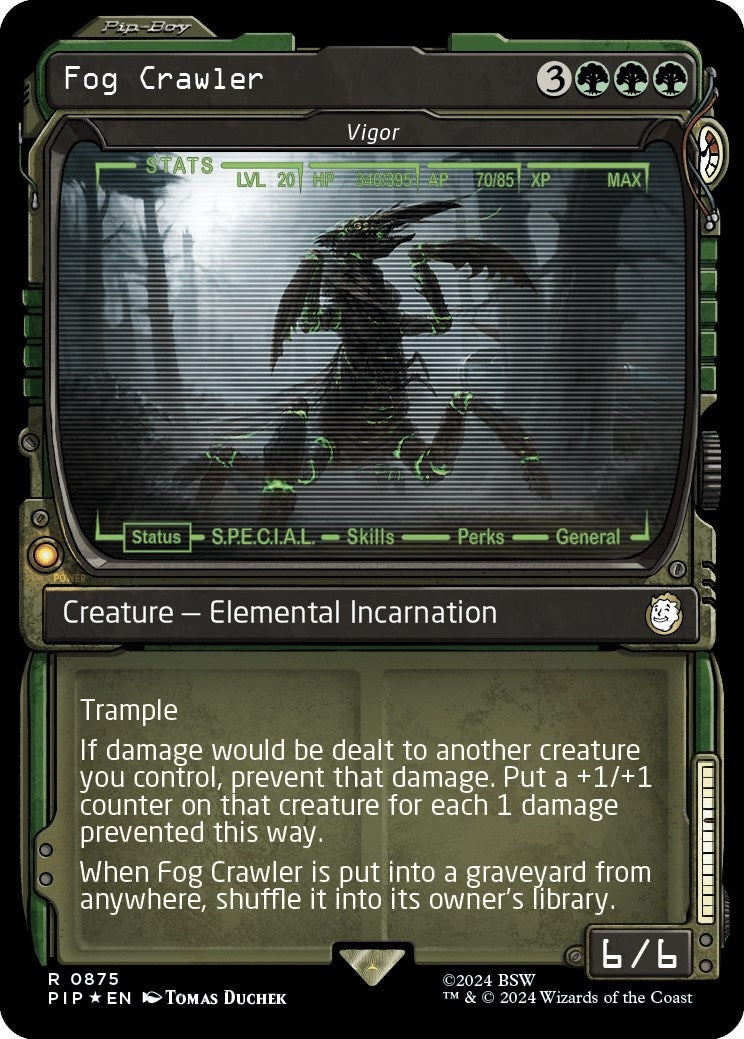 Image for Fog Crawler - Vigor (Showcase) (Surge Foil) (875) [Universes Beyond: Fallout] - Magic: The Gathering