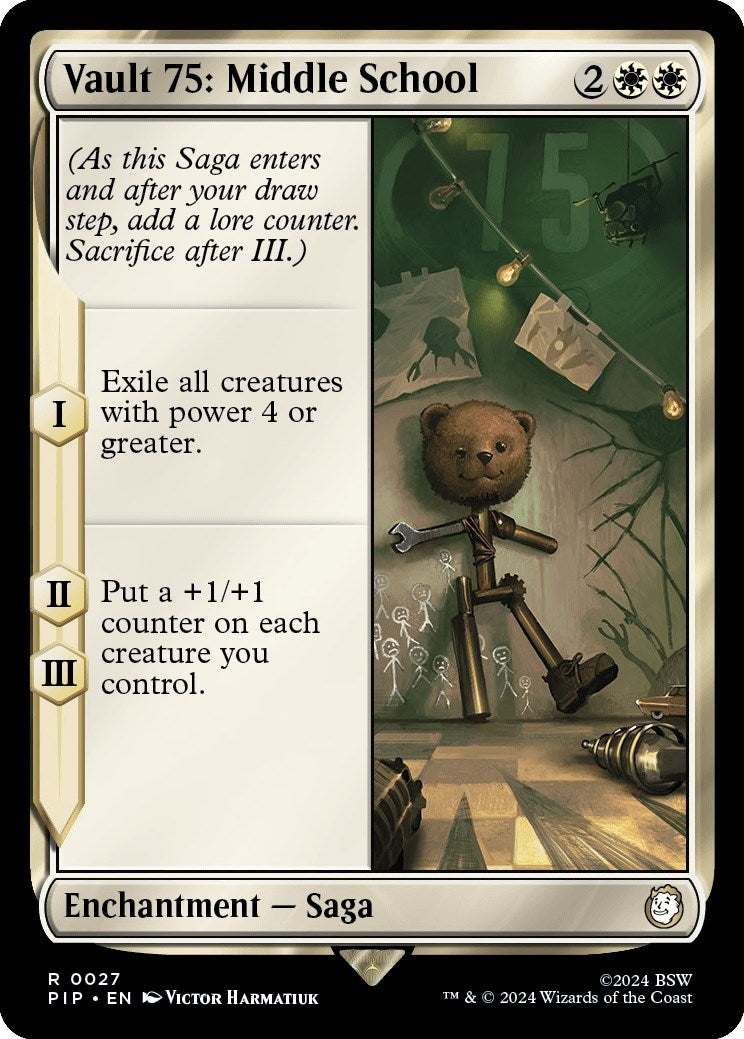 Image for Vault 75: Middle School (27) [Universes Beyond: Fallout] - Magic: The Gathering
