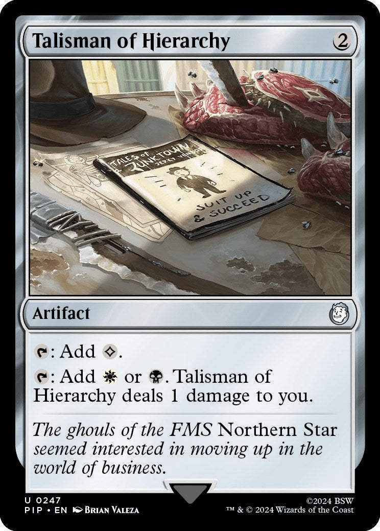 Image for Talisman of Hierarchy (247) [Universes Beyond: Fallout] - Magic: The Gathering