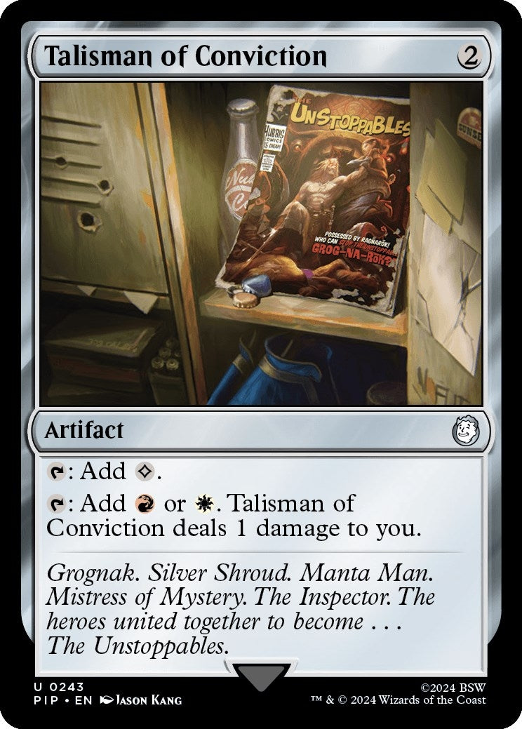 Image for Talisman of Conviction (243) [Universes Beyond: Fallout] - Magic: The Gathering