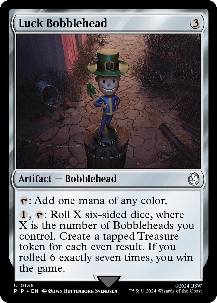 Image for Luck Bobblehead (135) [Universes Beyond: Fallout] - Magic: The Gathering