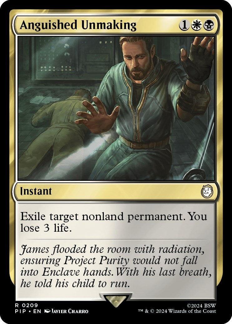 Image for Anguished Unmaking (209) [Universes Beyond: Fallout] - Magic: The Gathering