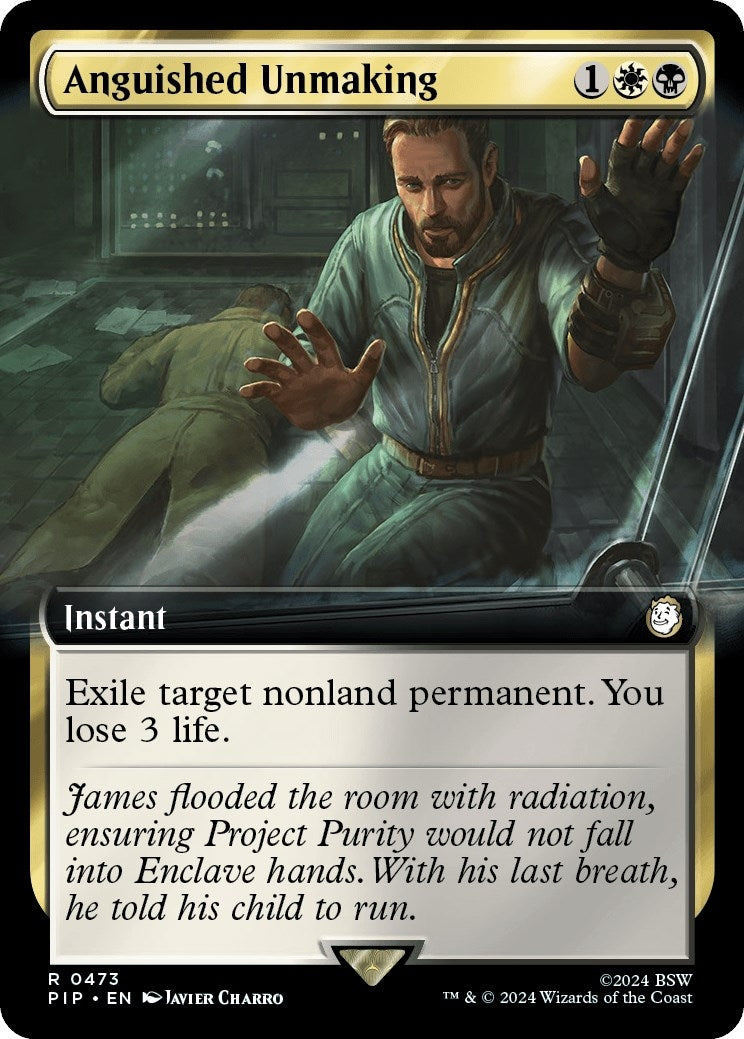 Image for Anguished Unmaking (Extended Art) (473) [Universes Beyond: Fallout] - Magic: The Gathering