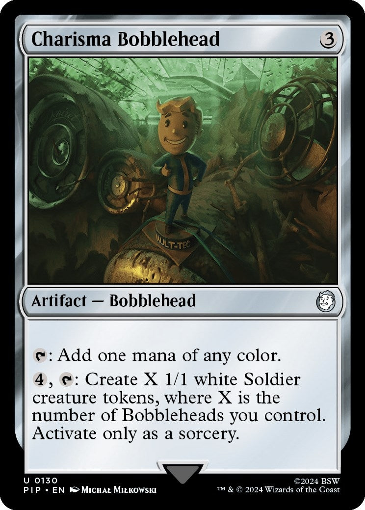 Image for Charisma Bobblehead (130) [Universes Beyond: Fallout] - Magic: The Gathering