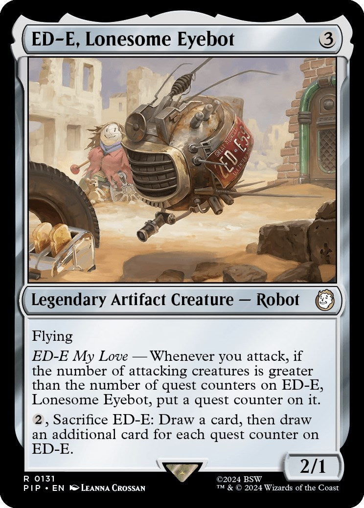 Image for ED-E, Lonesome Eyebot (131) [Universes Beyond: Fallout] - Magic: The Gathering