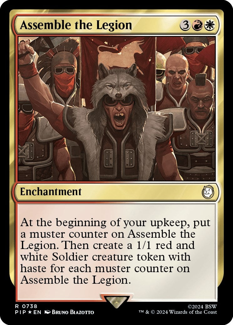 Image for Assemble the Legion (Surge Foil) (738) [Universes Beyond: Fallout] - Magic: The Gathering