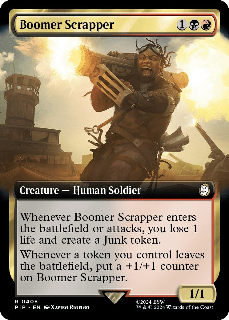 Image for Boomer Scrapper (Extended Art) (408) [Universes Beyond: Fallout] - Magic: The Gathering