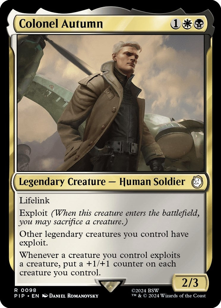 Image for Colonel Autumn (98) [Universes Beyond: Fallout] - Magic: The Gathering