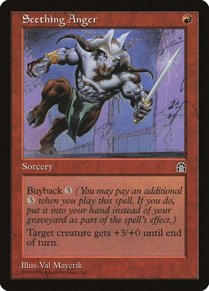 Image for Seething Anger [Stronghold] - Magic: The Gathering