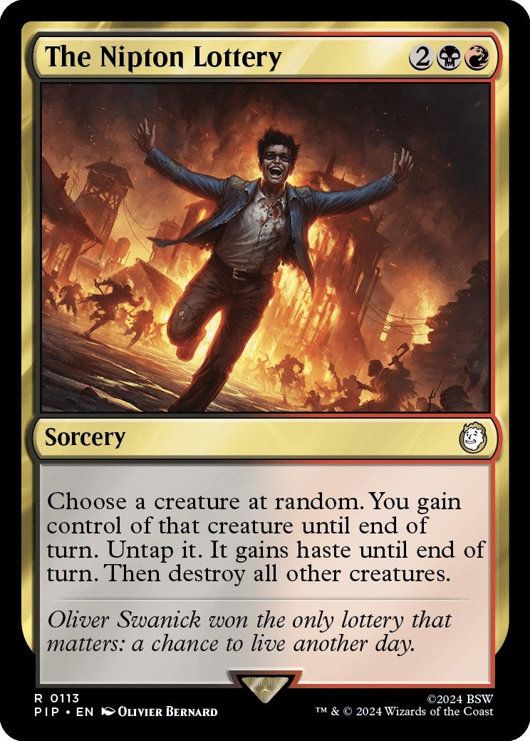 Image for The Nipton Lottery (113) [Universes Beyond: Fallout] - Magic: The Gathering