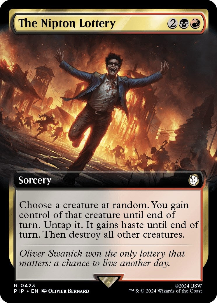 Image for The Nipton Lottery (Extended Art) (423) [Universes Beyond: Fallout] - Magic: The Gathering