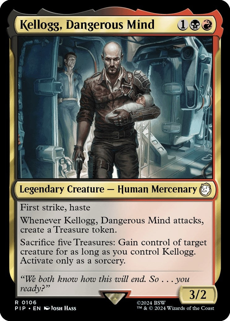 Image for Kellogg, Dangerous Mind (106) [Universes Beyond: Fallout] - Magic: The Gathering