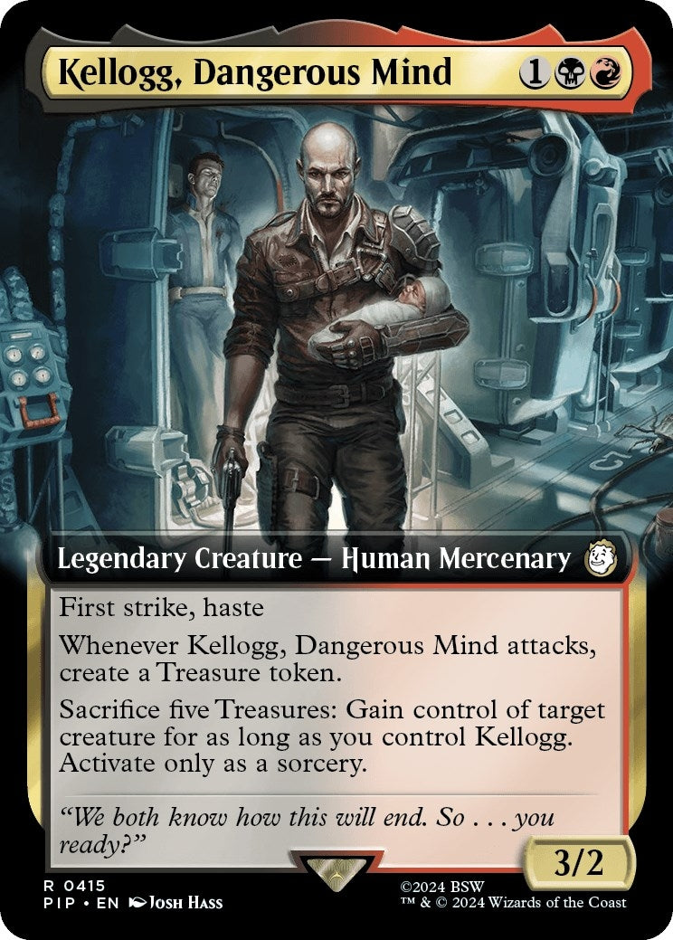 Kellogg, Dangerous Mind (Extended Art) (415) [Universes Beyond: Fallout]