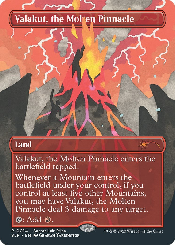 Image for Valakut, the Molten Pinnacle (14) [Secret Lair Showdown] - Magic: The Gathering