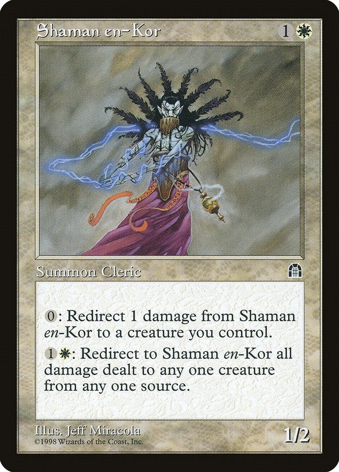 Image for Shaman en-Kor [Stronghold] - Magic: The Gathering