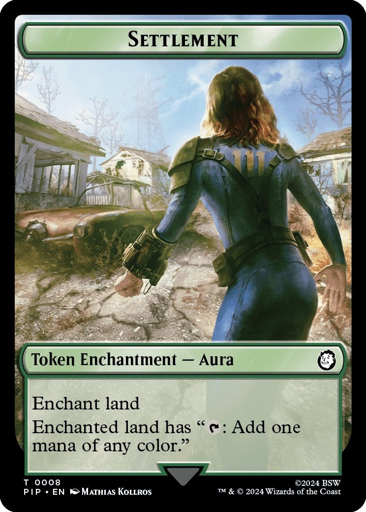 Image for Settlement // Food (0013) Double-Sided Token (8 // 13) [Universes Beyond: Fallout] - Magic: The Gathering