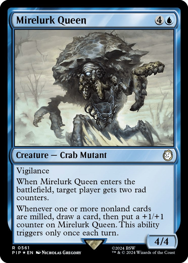 Image for Mirelurk Queen (Surge Foil) (561) [Universes Beyond: Fallout] - Magic: The Gathering