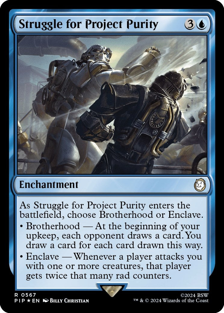Image for Struggle for Project Purity (Surge Foil) (567) [Universes Beyond: Fallout] - Magic: The Gathering