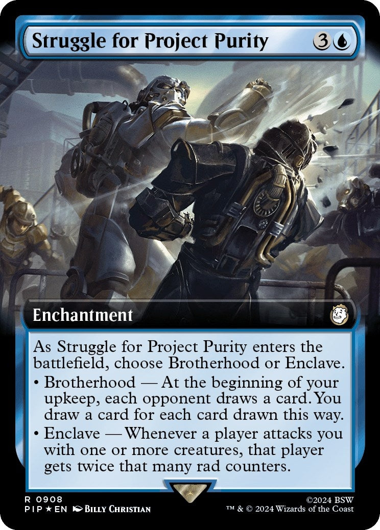 Struggle for Project Purity (Extended Art) (Surge Foil) (908) [Universes Beyond: Fallout]
