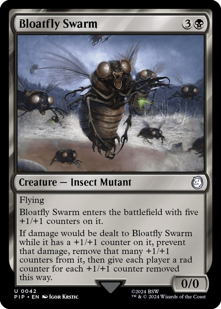 Image for Bloatfly Swarm (42) [Universes Beyond: Fallout] - Magic: The Gathering