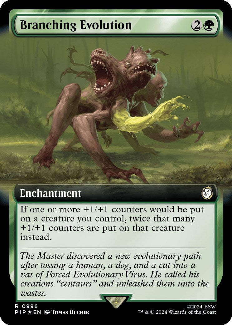 Image for Branching Evolution (Extended Art) (Surge Foil) (996) [Universes Beyond: Fallout] - Magic: The Gathering