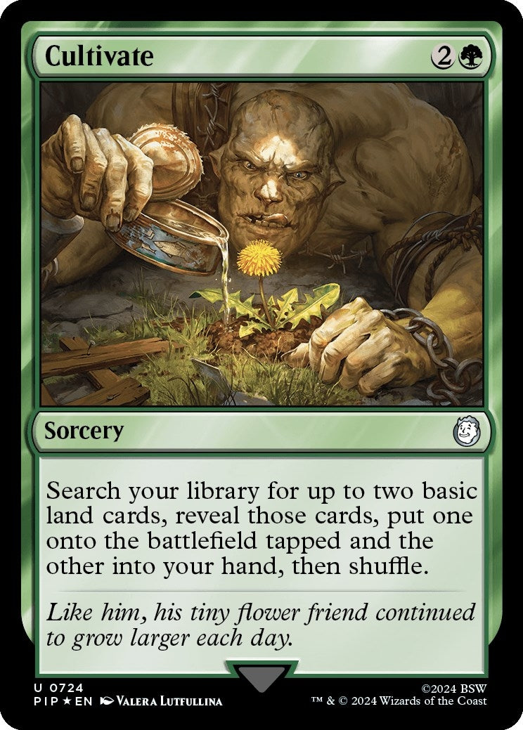 Image for Cultivate (Surge Foil) (724) [Universes Beyond: Fallout] - Magic: The Gathering