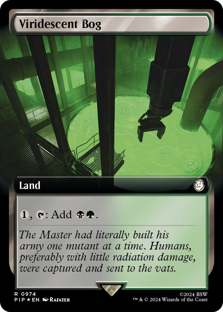 Image for Viridescent Bog (Extended Art) (Surge Foil) (974) [Universes Beyond: Fallout] - Magic: The Gathering