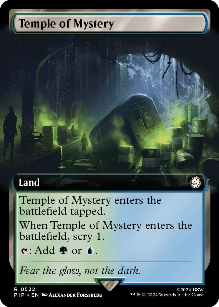 Image for Temple of Mystery (Extended Art) (522) [Universes Beyond: Fallout] - Magic: The Gathering