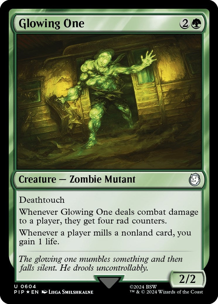 Image for Glowing One (Surge Foil) (604) [Universes Beyond: Fallout] - Magic: The Gathering