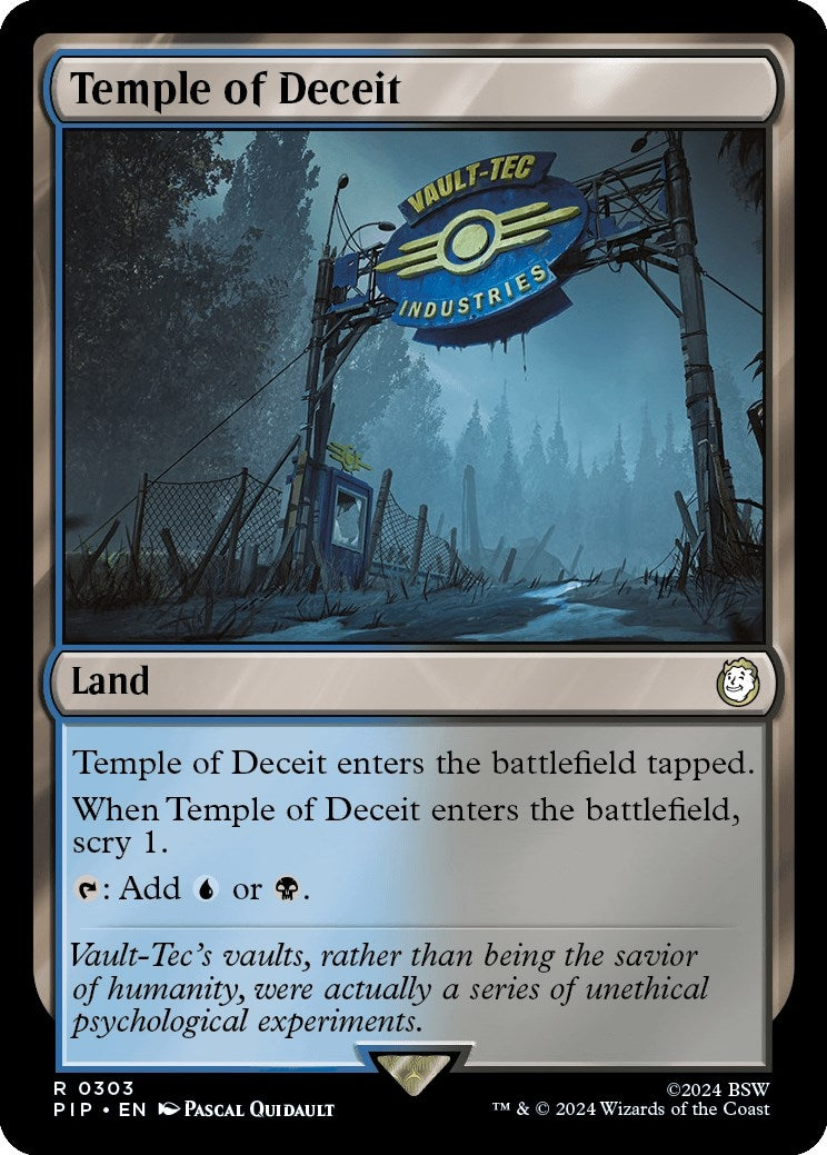 Image for Temple of Deceit (303) [Universes Beyond: Fallout] - Magic: The Gathering