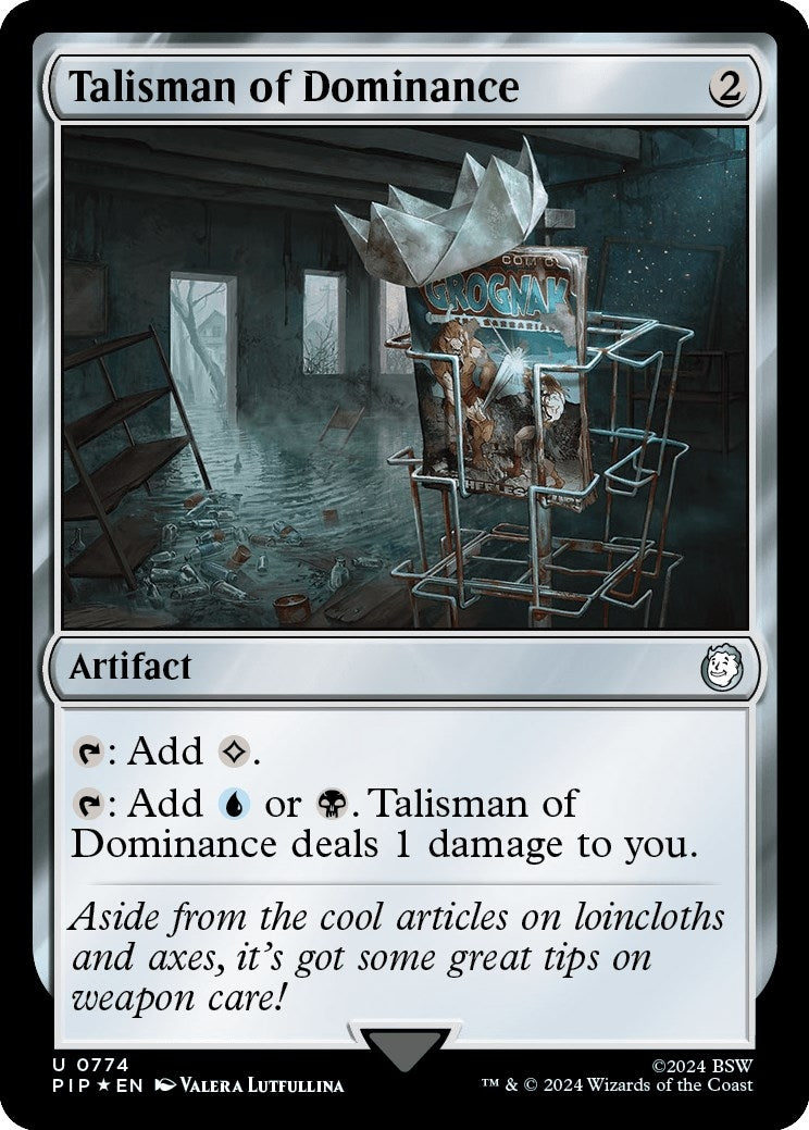Image for Talisman of Dominance (Surge Foil) (774) [Universes Beyond: Fallout] - Magic: The Gathering
