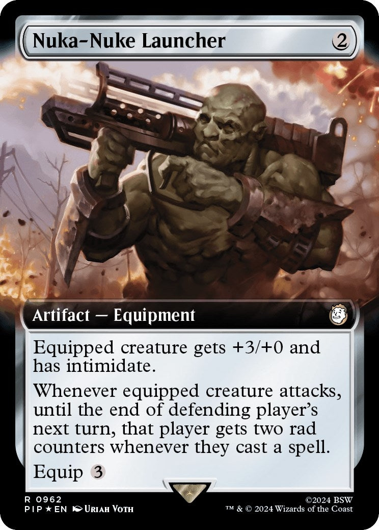 Image for Nuka-Nuke Launcher (Extended Art) (Surge Foil) (962) [Universes Beyond: Fallout] - Magic: The Gathering