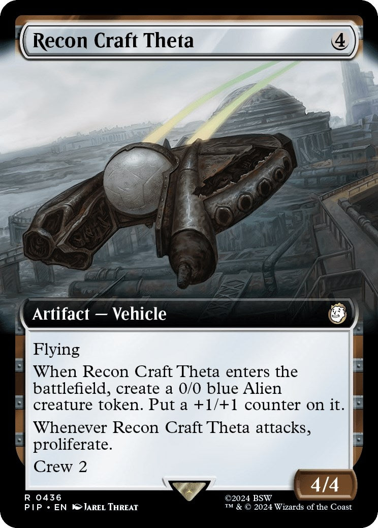 Image for Recon Craft Theta (Extended Art) (436) [Universes Beyond: Fallout] - Magic: The Gathering