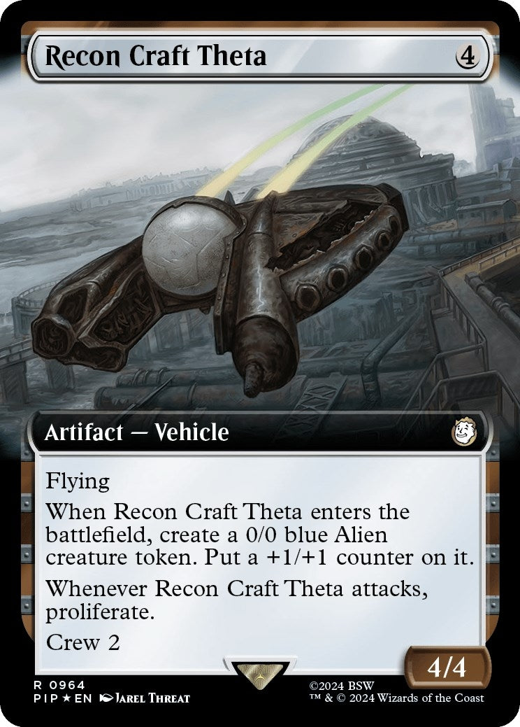 Recon Craft Theta (Extended Art) (Surge Foil) (964) [Universes Beyond: Fallout]