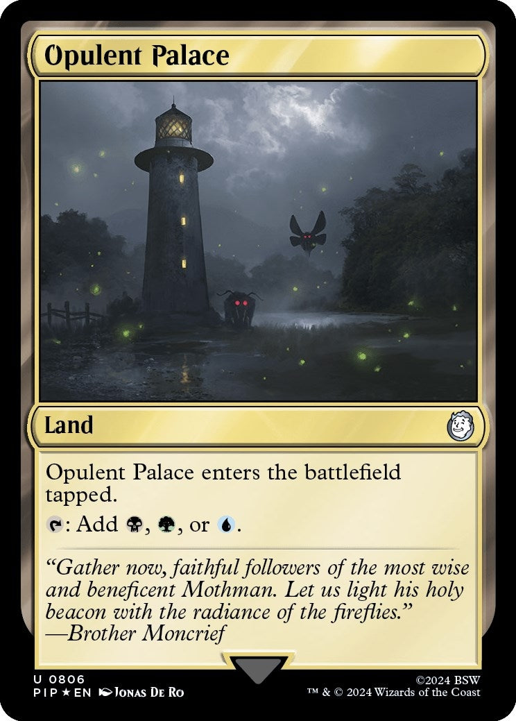 Image for Opulent Palace (Surge Foil) (806) [Universes Beyond: Fallout] - Magic: The Gathering