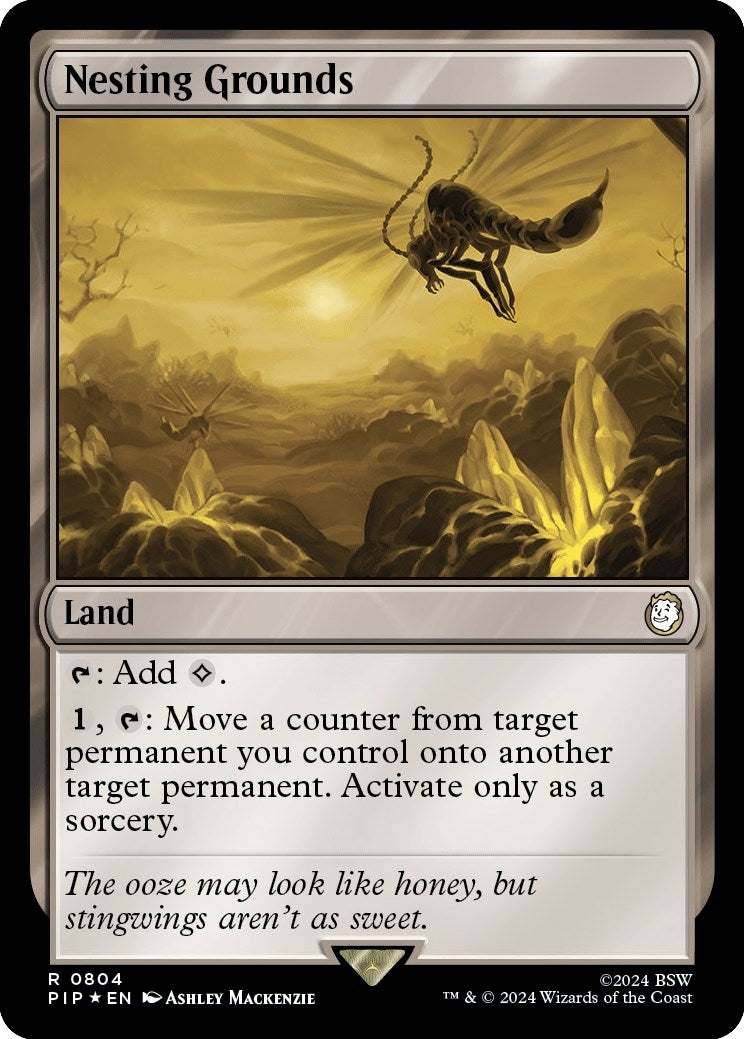Image for Nesting Grounds (Surge Foil) (804) [Universes Beyond: Fallout] - Magic: The Gathering