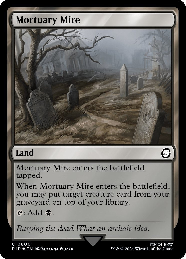 Image for Mortuary Mire (Surge Foil) (800) [Universes Beyond: Fallout] - Magic: The Gathering