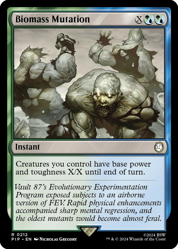 Image for Biomass Mutation (212) [Universes Beyond: Fallout] - Magic: The Gathering