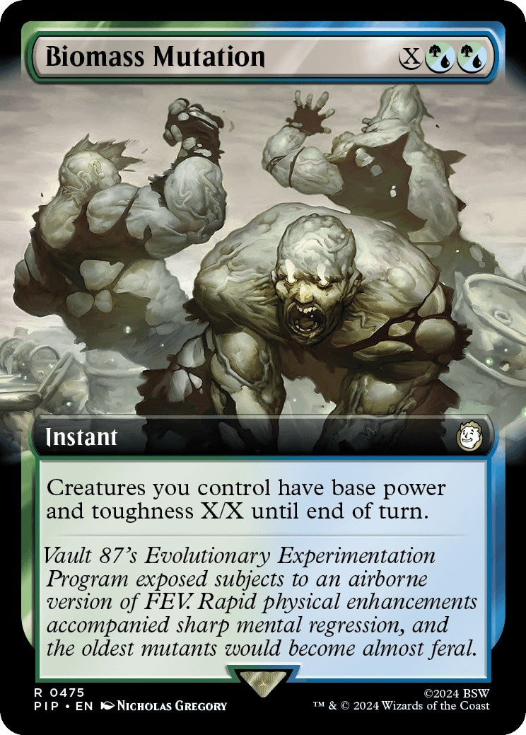 Image for Biomass Mutation (Extended Art) (475) [Universes Beyond: Fallout] - Magic: The Gathering