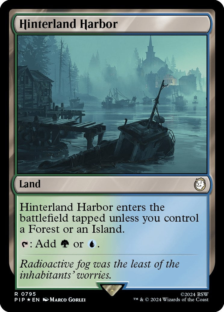 Image for Hinterland Harbor (Surge Foil) (795) [Universes Beyond: Fallout] - Magic: The Gathering