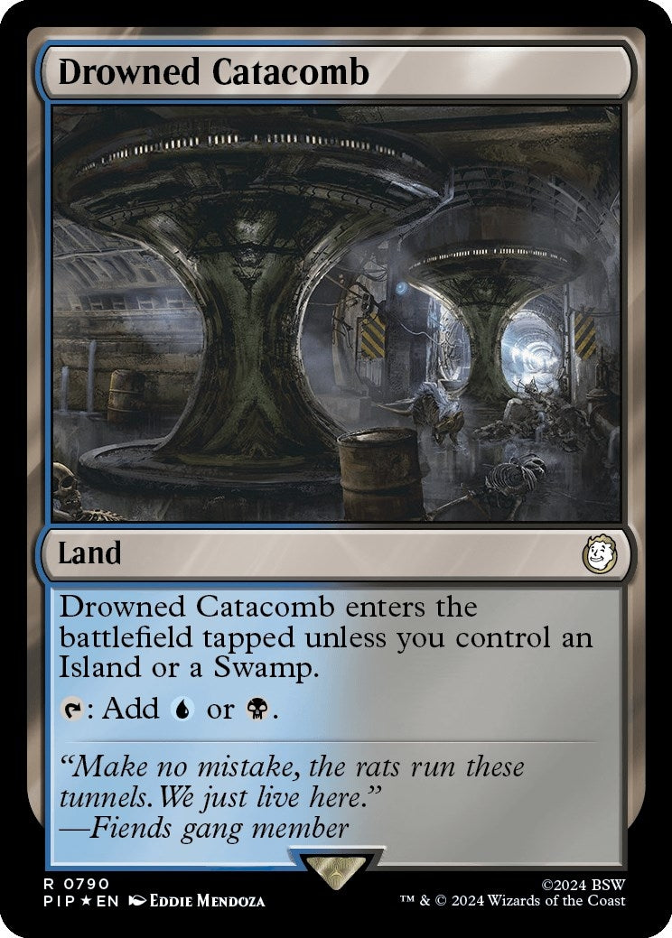 Image for Drowned Catacomb (Surge Foil) (790) [Universes Beyond: Fallout] - Magic: The Gathering