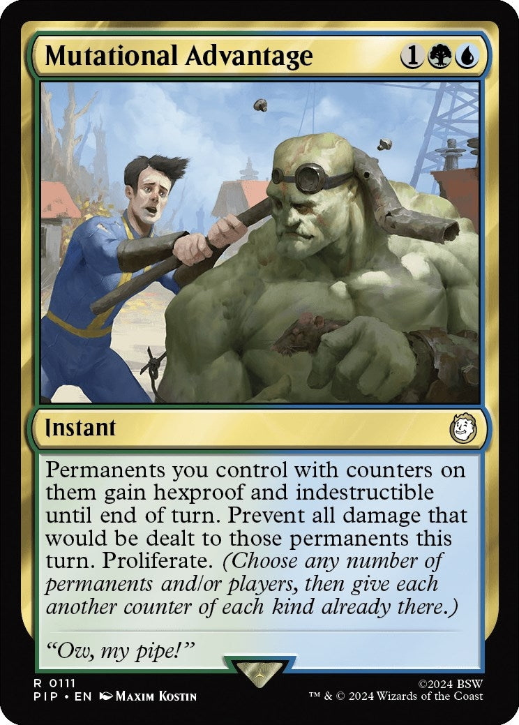 Image for Mutational Advantage (111) [Universes Beyond: Fallout] - Magic: The Gathering